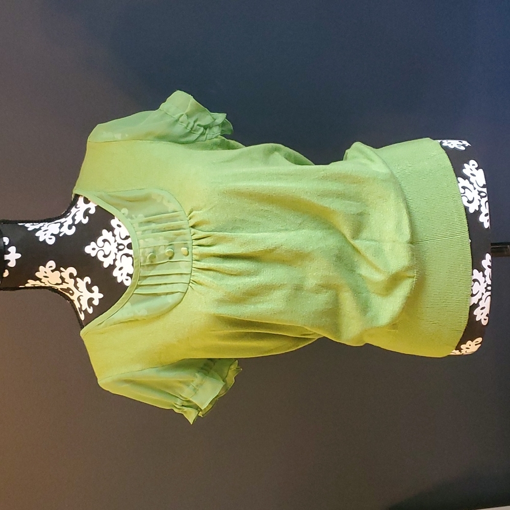 Knit green sweater Apt 9